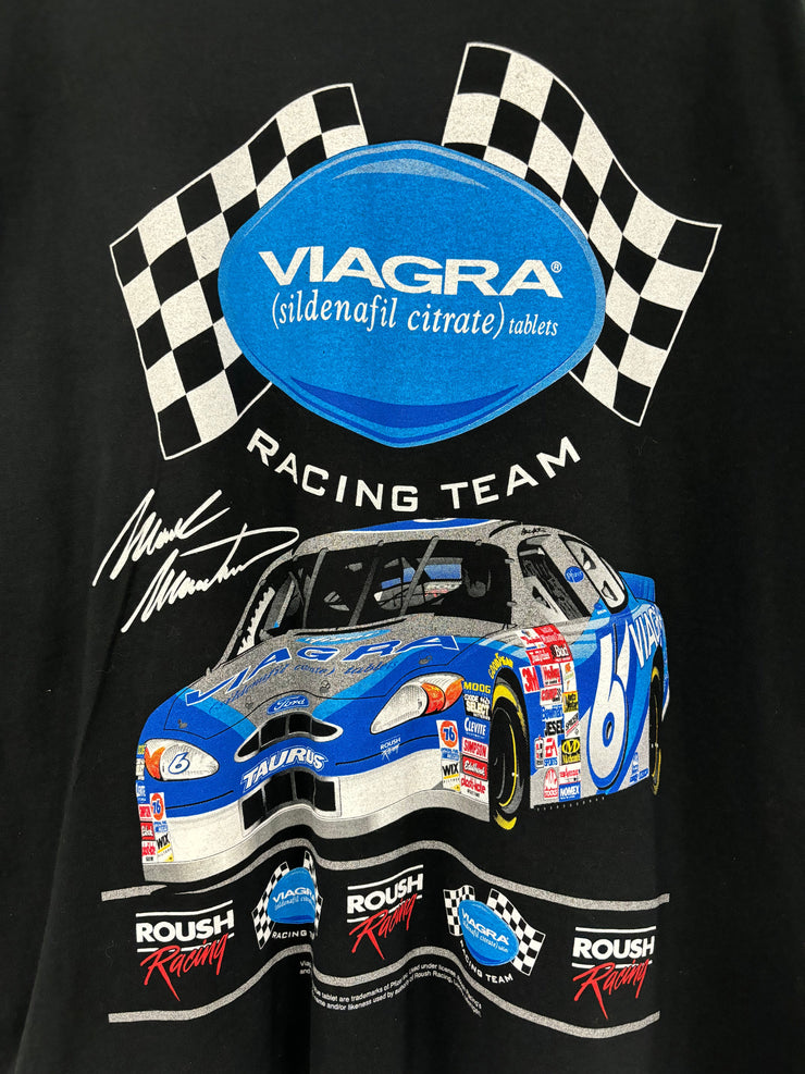 Vintage Nascar Viagra Mark Martin Black Tee