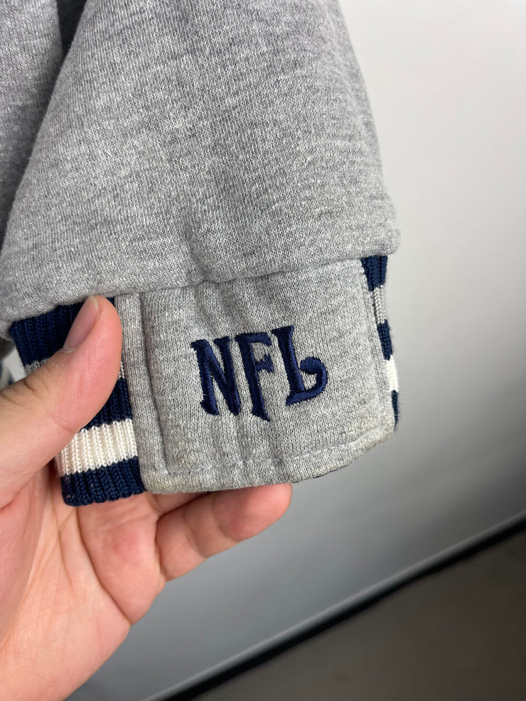 Vintage NFL Dallas Cowboys Navy & Grey Reversible Hooded Jacket