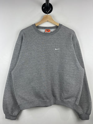 Vintage Nike Mini Swoosh Grey Crewneck