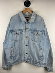 Vintage Wrangler Hero Light Wash Blue Denim Jacket