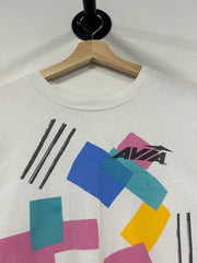 Vintage 90's Avia Art White Tee