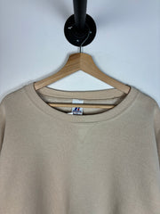 Vintage Y2K Russell Essential Blank Cream Crewneck