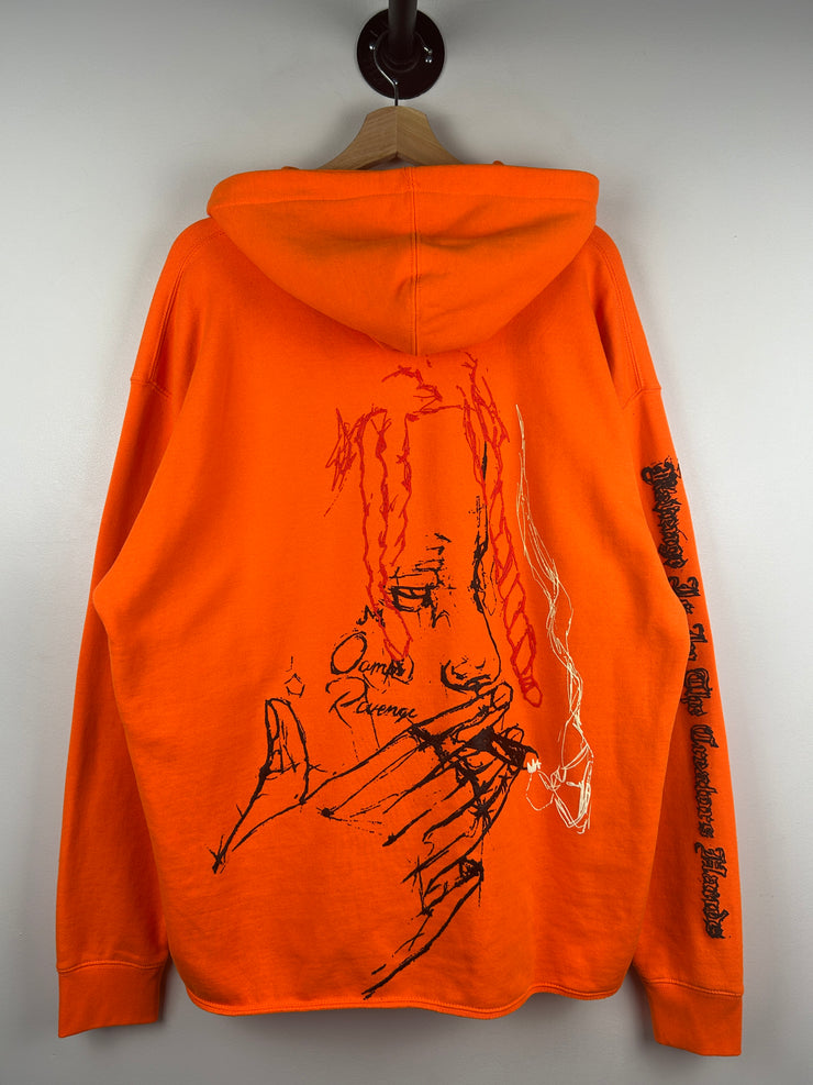 Revenge Trippie Redd Smoking Orange Hoodie