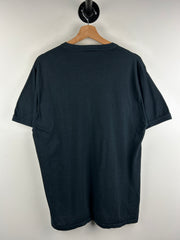 Vintage 80s Harley Davidson London Show Staff Black Ringer Tee