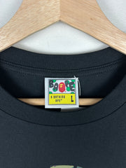 Bape College Logo Star Black & Green Tee