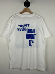 Vintage 90s Shaq Pepsi "Don't Even Think About It" Promo White Tee