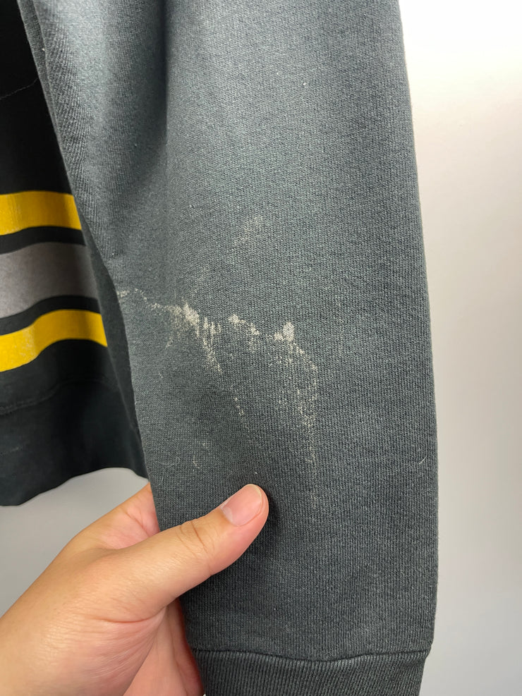 Vintage 90s NFL Salem Pittsburgh Steelers Big Logo Black Crewneck