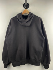 Vintage 90s Carhartt Spellout Embroidered Black Hoodie