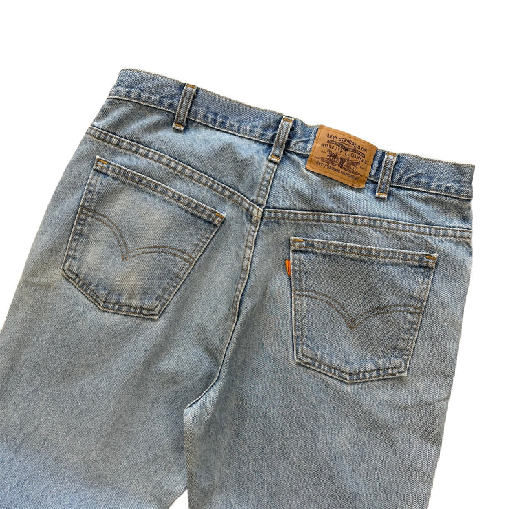 Vintage Levis Orange Tab Light Wash Blue Jeans