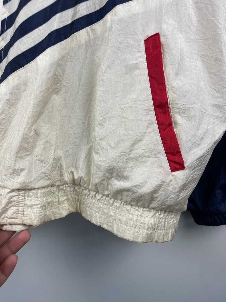 Vintage 90s USA Olympics White Windbreaker