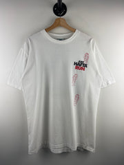 Vintage 90s Coed Naked Just Hafta Run Running White Tee