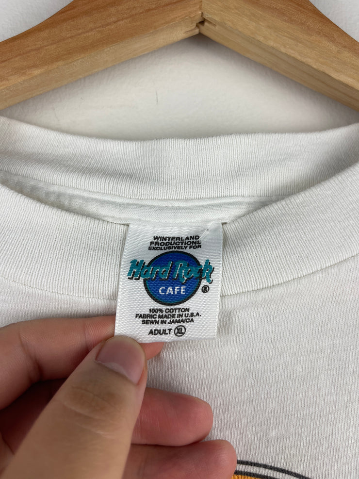 Vintage 90s Hard Rock Café Chicago White Tee