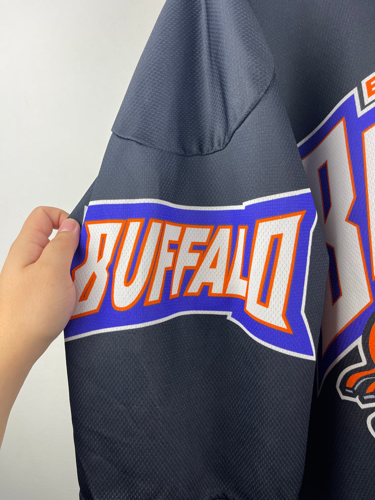 Vintage NLL Reebok Buffalo Bandits Black Lacrosse Jersey