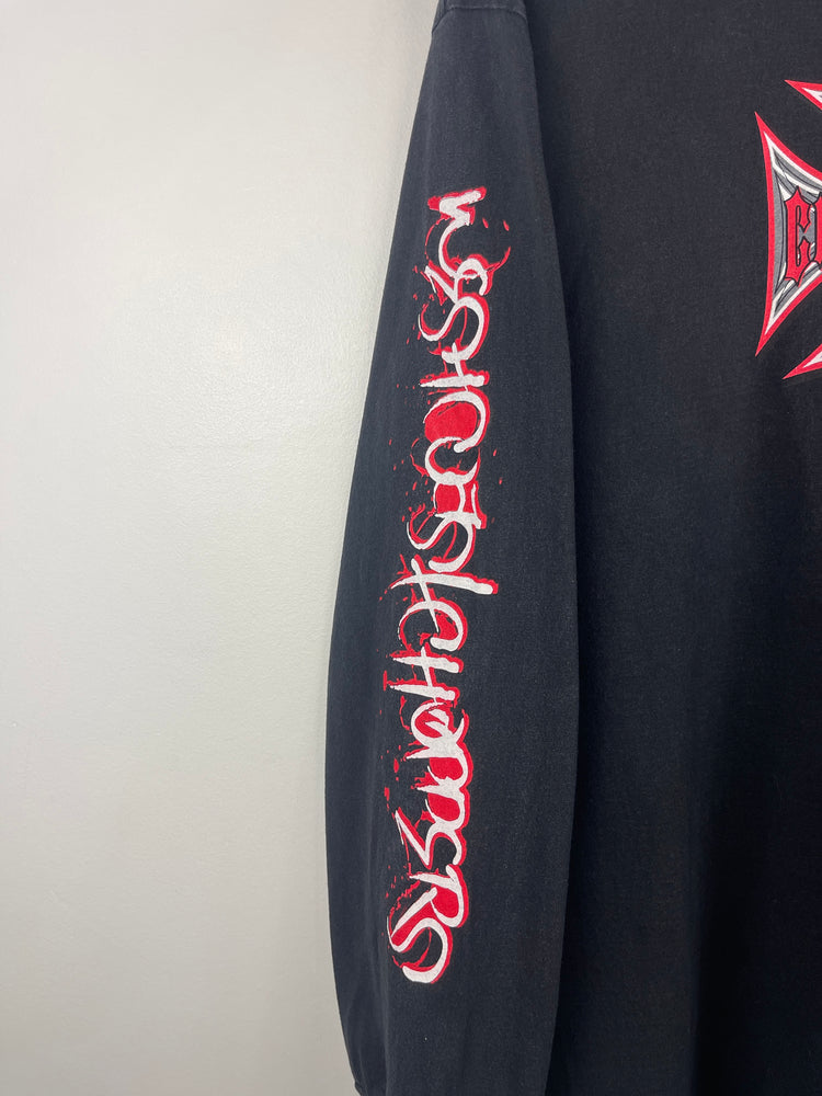 Vintage West Coast Choppers Choppers Devil Black & Red Long Sleeve