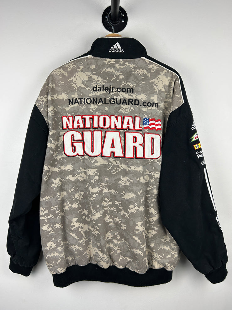Vintage Nascar Chase Dale Jr National Guard Digital Camo Racing Jacket