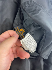 Vintage Alpha Industries Flight Bomber Black Jacket