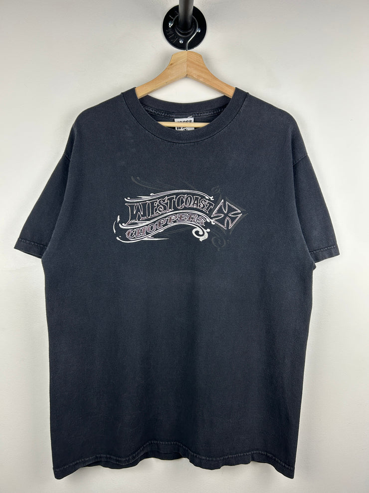 Vintage West Coast Choppers Biker Black Tee