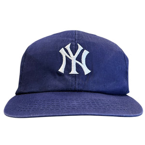 Vintage 90s MLB New York Yankees Plain Logo Gatorade Navy Snapback Hat