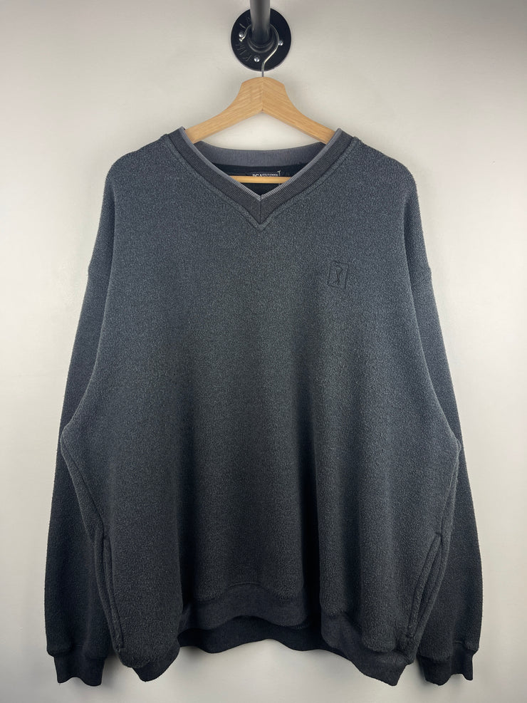 Vintage PGA Tour Golf Grey Fleece Crewneck