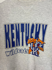 Vintage 90's Kentucky Wildcats Grey Crewneck