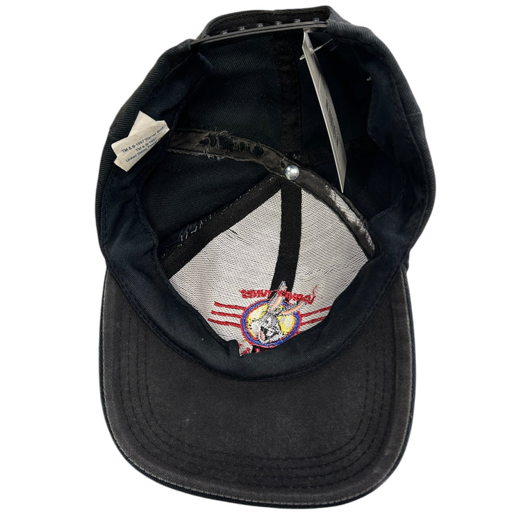 Vintage 90s Looney Tunes Buggs Bunny U.S. Mail Black Snapback Hat