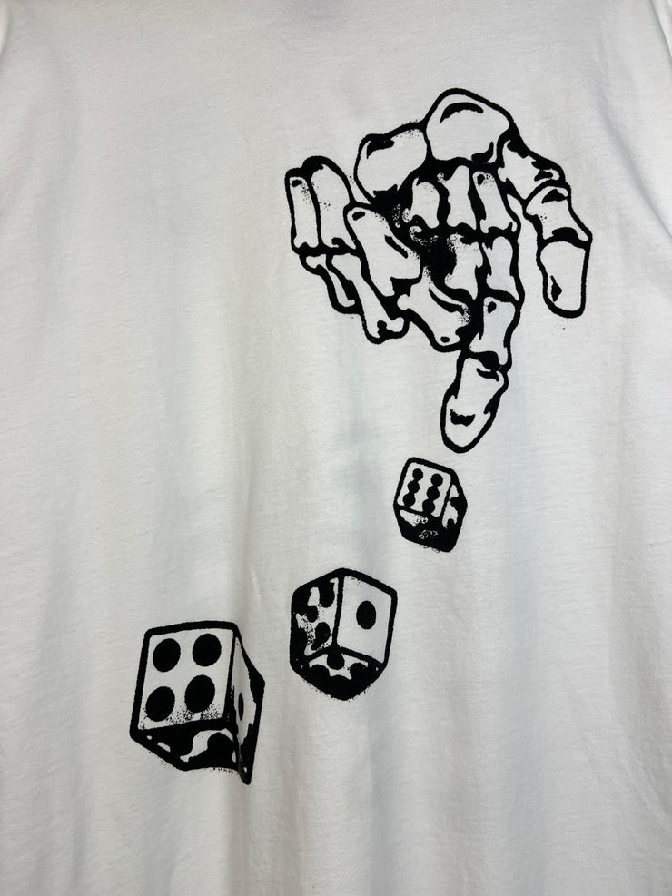 OVO Skeleton Dice White Tee