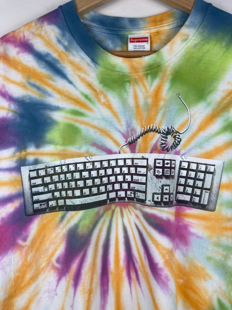 Supreme SS19 Keyboard Tie Dye Tee