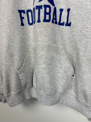 Vintage 90's Russell Hempfield Football Grey Hoodie