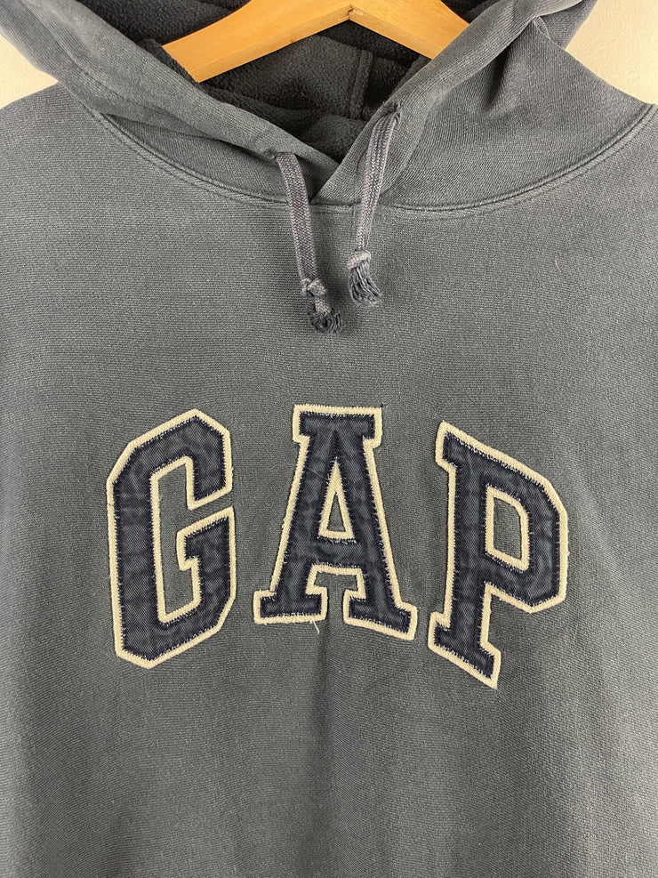 Vintage Gap Embroidered Navy Hoodie