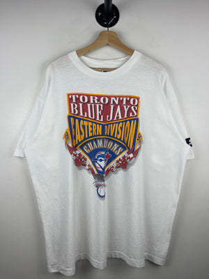 Vintage 90s MLB Starter Toronto Blue Jays Eastern Division Champions White Tee