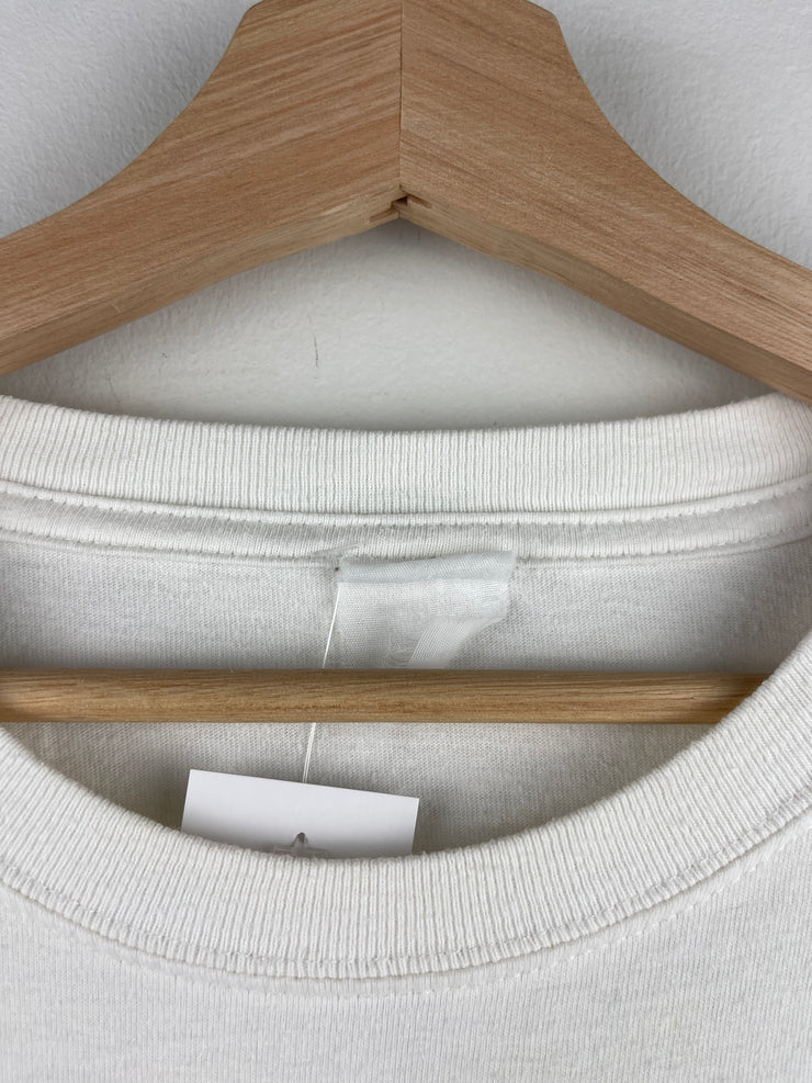 Vintage NFL Coors Light Beer New York Giants White Tee