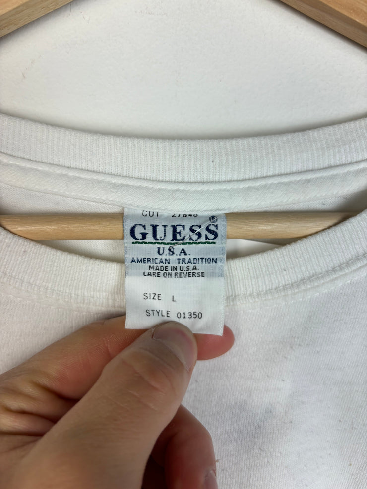 Vintage 1996 Guess Jeans USA White Tee