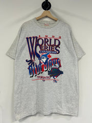 Vintage 1992 Toronto Blue Jays Champs Grey Tee