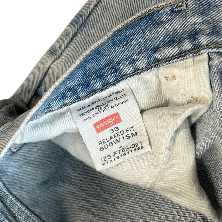 Vintage Wrangler Light Wash Blue Denim Shorts