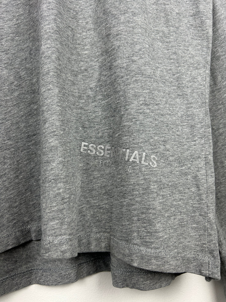 Fear Of God Essentials 3M Logo Grey Long Sleeve