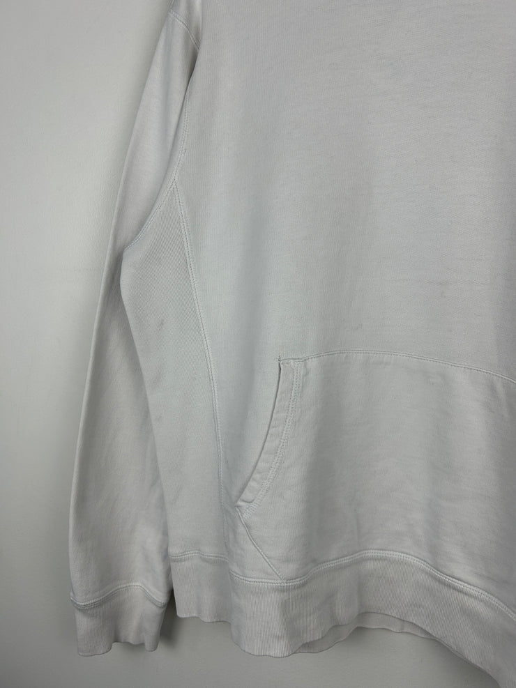 OVO Owl Embroidered White Hoodie