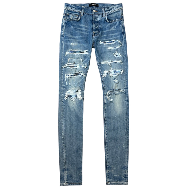 Amiri MX1 Blue Tie Dye Blue Jeans