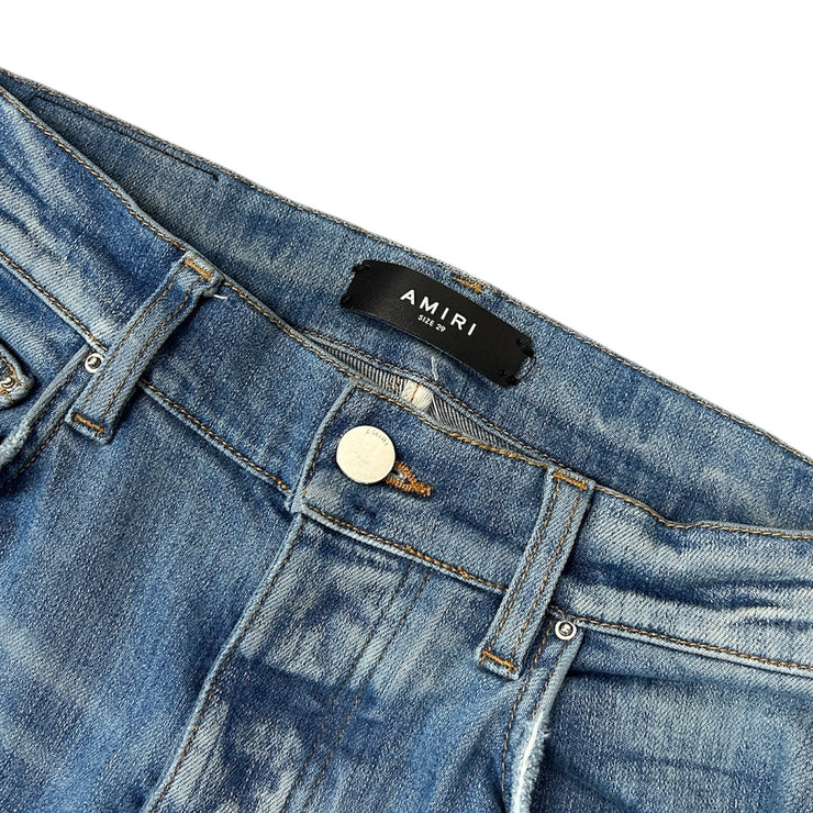 Amiri MX1 Blue Tie Dye Blue Jeans