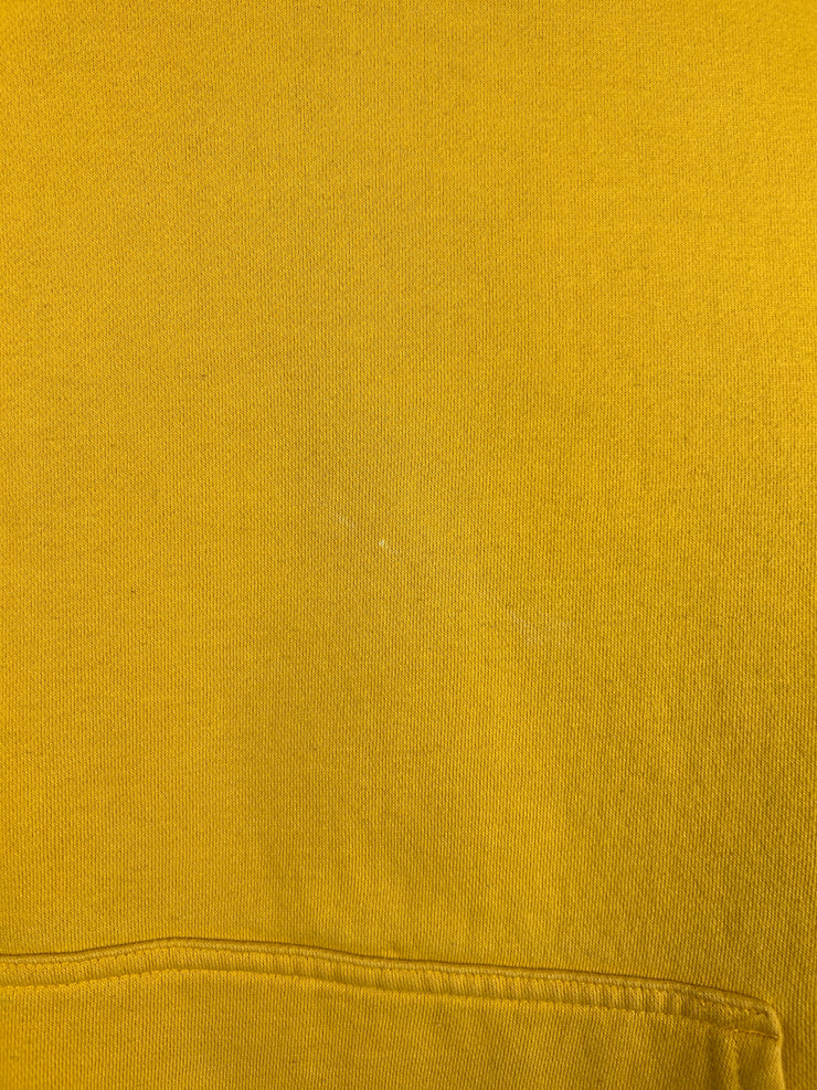Vintage Nike Middle Swoosh Yellow Hoodie