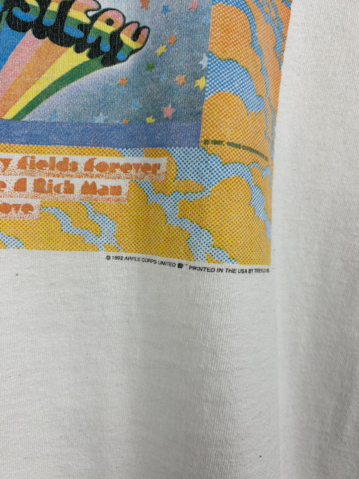 Vintage 90s The Beatles Magical Mystery Tour White Tee