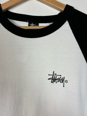 Stussy Baseball Black & White Tee