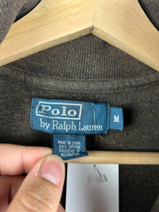 Vintage 90s Polo Ralph Lauren Brown Quarter Zip Sweater