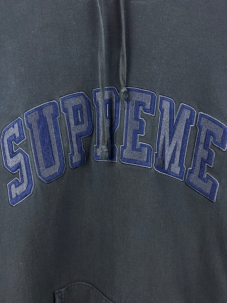 Supreme Arc Logo Navy Hoodie