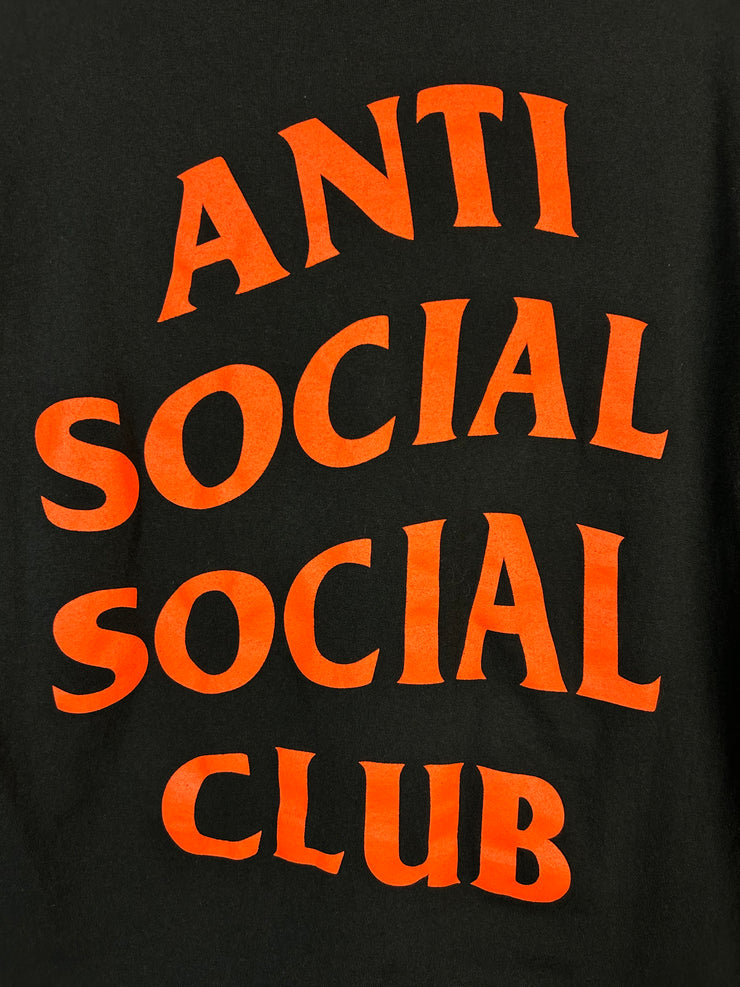 Anti Social Social Club Undefeated Paranoid Black Tee