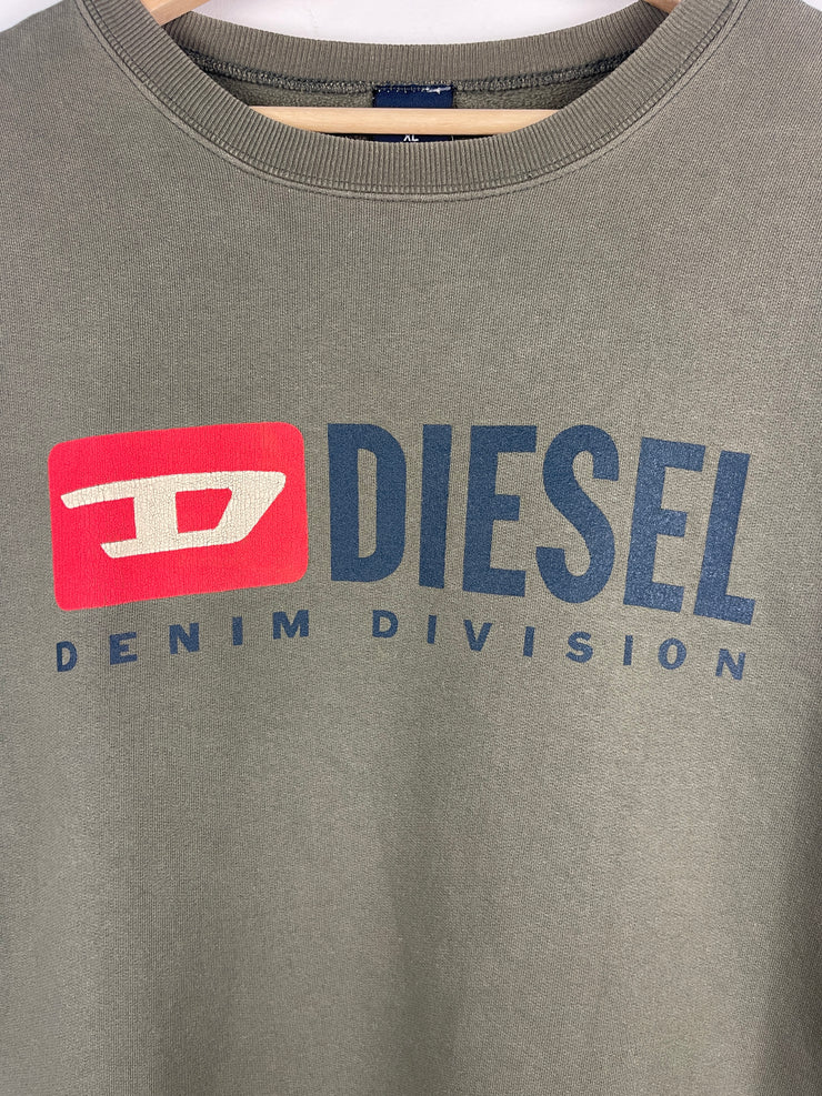 Diesel Denim Divison Olive Crewneck