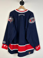 Vintage 90's NHL Koho Columbus Blue Jackets Navy Hockey Jersey