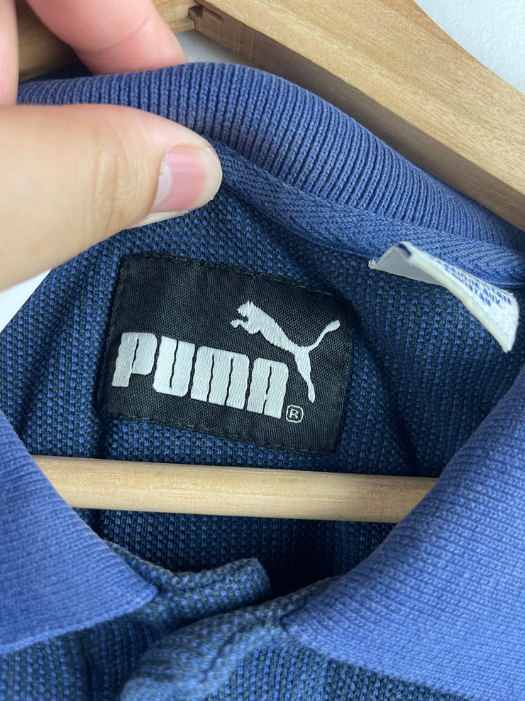 Vintage NFL Puma Golf Buffalo Bills Navy Polo Shirt