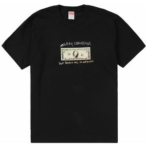 Supreme FW21 Spend It Black Tee