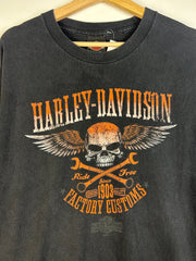 Vintage Harley Davidson Rocky's London Black Tee