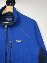 Vintage Patagonia Blue Fleece Zip Up Sweater